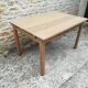 Table de ferme en chêne