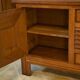 Oak and wrought iron sideboard signed by Charles Dudouyt, 1940s.