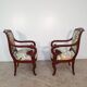 4 armchairs from the Restoration period (19th century)