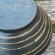 Vintage ceramic bowl signed Y. Le Mieux from the 60s-70s.