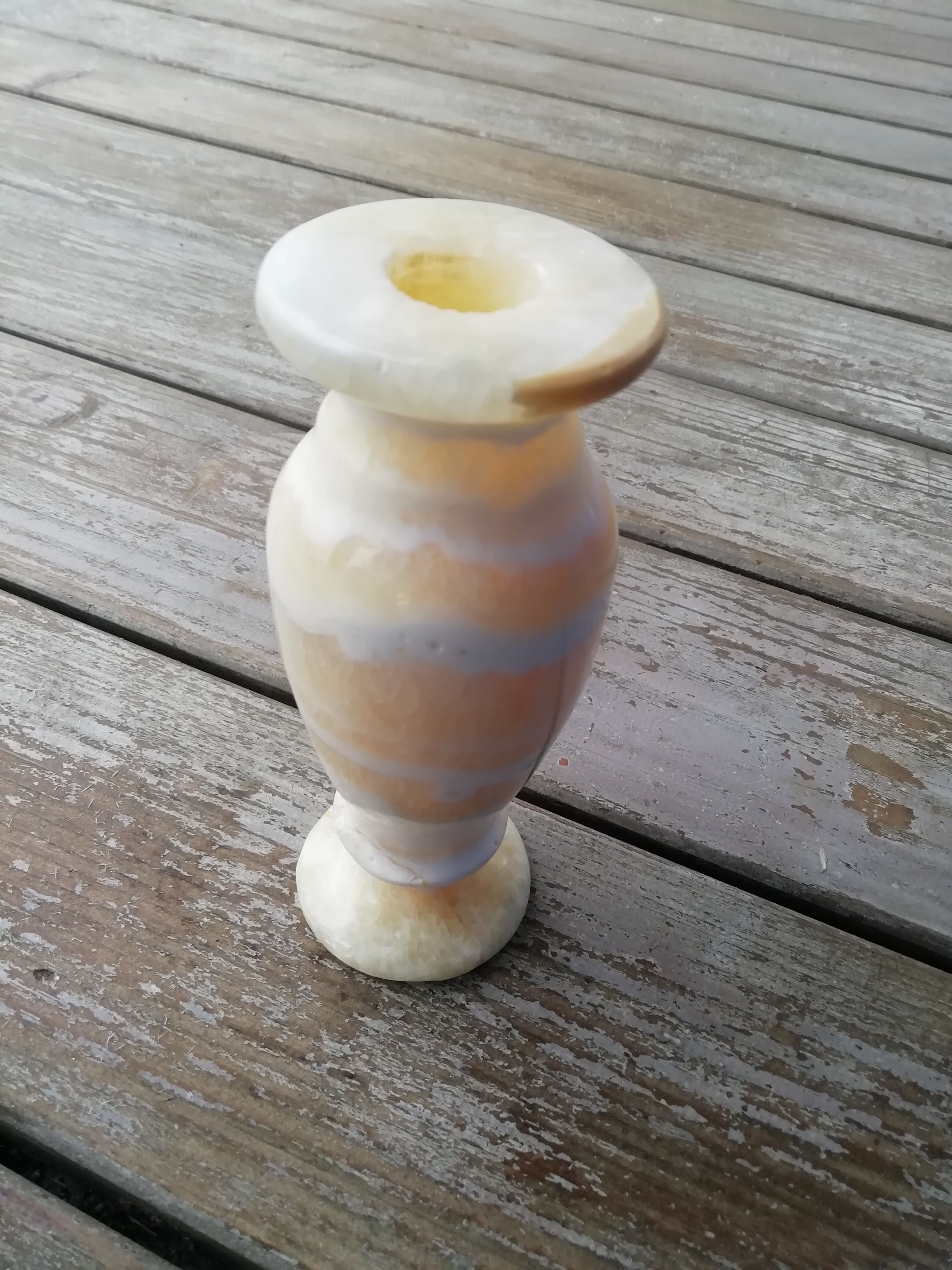 Vase or onyx candle holder