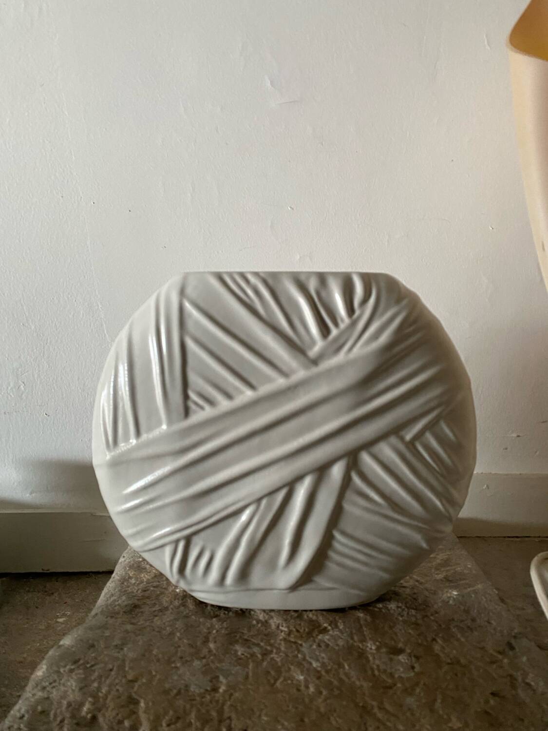 Vase rond drapé Vincent Cadeaux