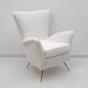 Art Dèco Italian Lounge Armchair from Hotel Bristol Merano, 50s