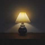 Glazed ceramic handmade Danish Mid-Century Modern Table Lamp