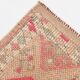Vintage Runner Kilim, Tons Rose et Beige, Motifs Anatoliens Géométriques
