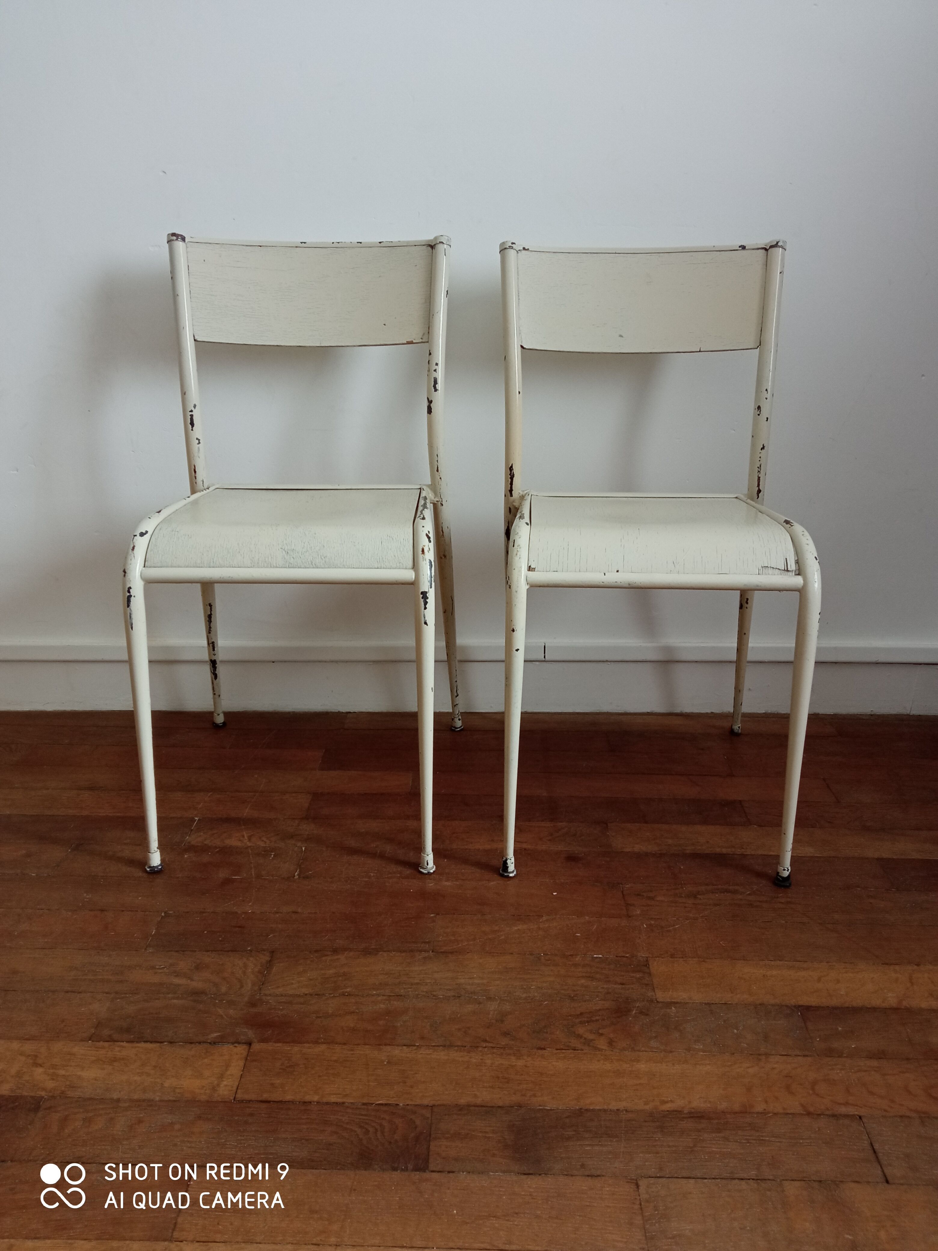 Pair of Mullca chairs 510 feet compass