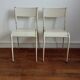 Paire de chaises mullca 510 pieds compas