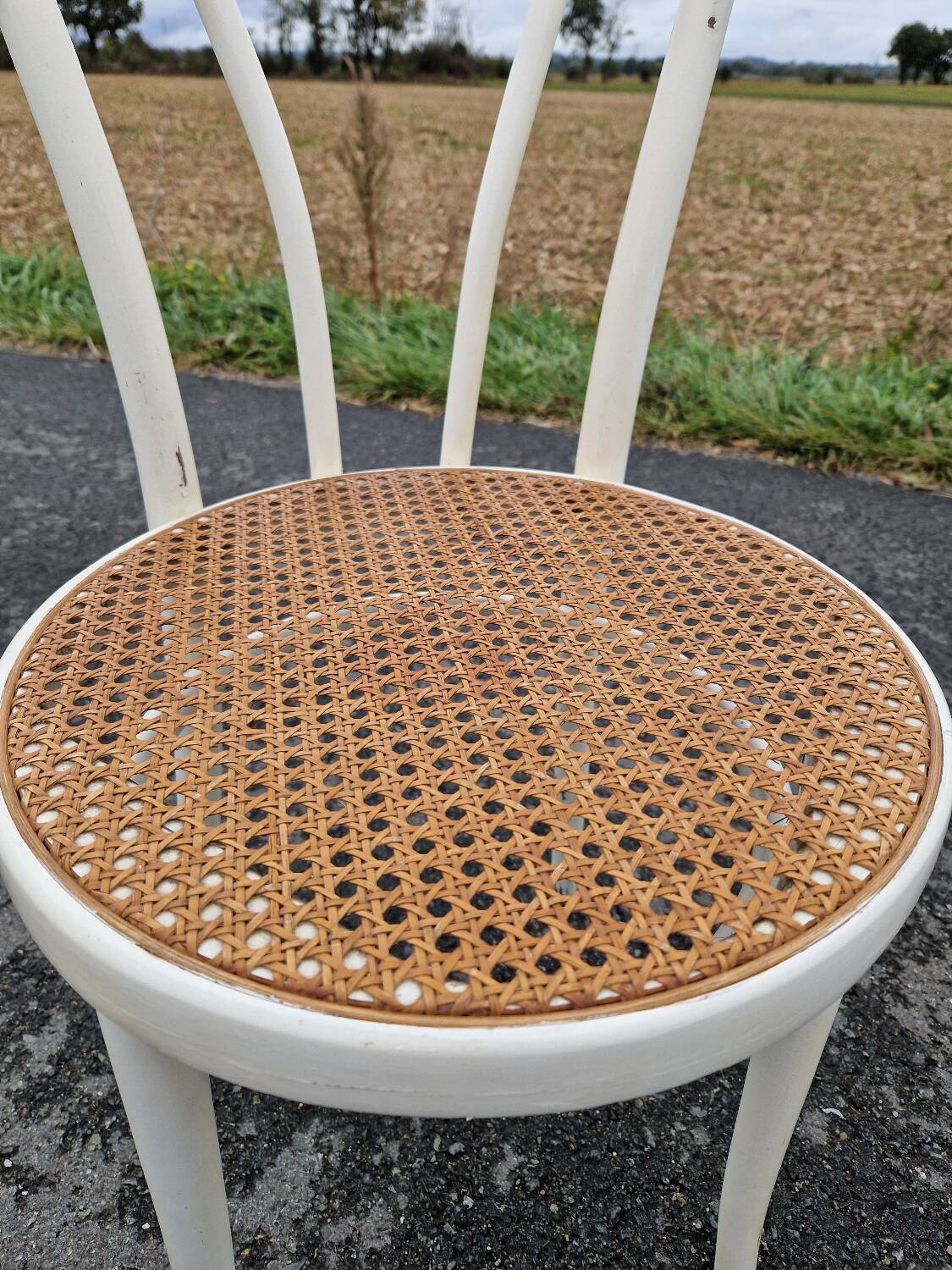 Set of 3 vintage bistro chairs