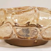 Plafonnier ambré