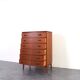Commode danoise en teck du milieu du siècle, années 1960.