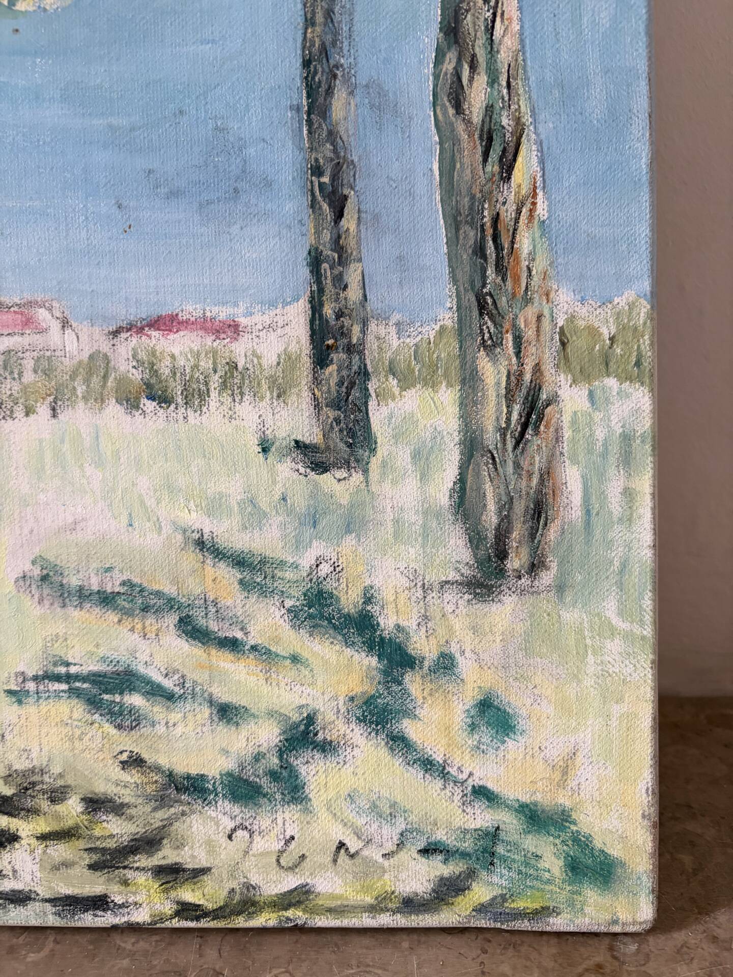 Modern Provence landscape