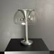 Midcentury space age large glass mushroom table lamprey Temde, 1960s