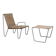 Early 'Bachelor' chair with ottoman by Verner Panton for Fritz Hansen, 1950s