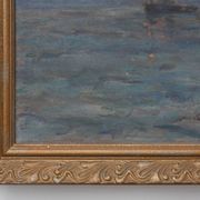 Marine seascape with sailing ships - Herman Van den Berghe, ca. 1900-1920