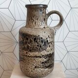 Large vintage ceramic vase “West-Germany” 1950s.