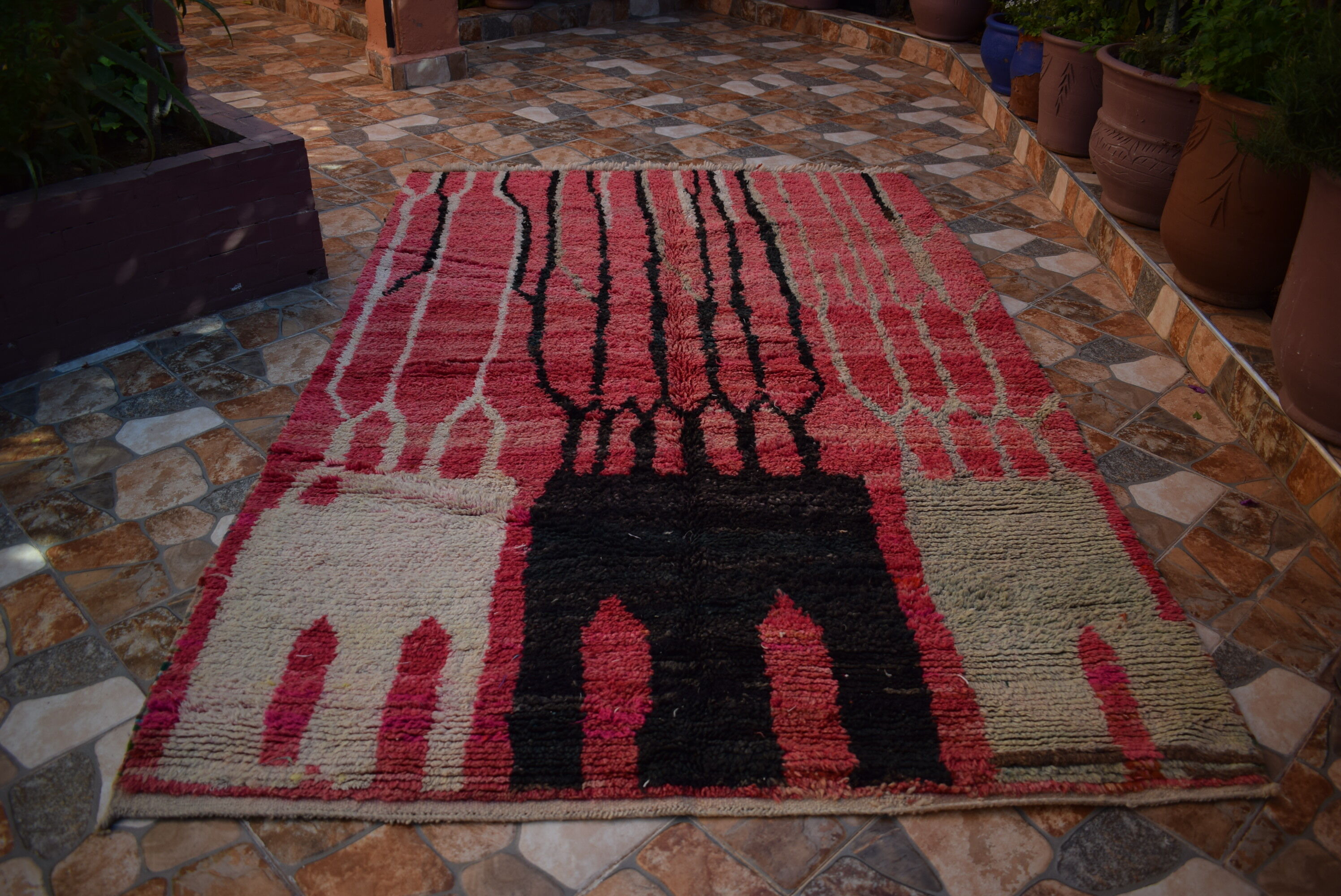Tapis abstrait boujaad 154x240cm