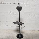 Standing ashtray with magazine rack