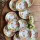 Set of 11 vintage deep plates by Eric de Moulin des Loups.