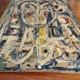 Painting on cardboard