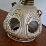 Ceramic lamp from the 60s/70s with double lighting