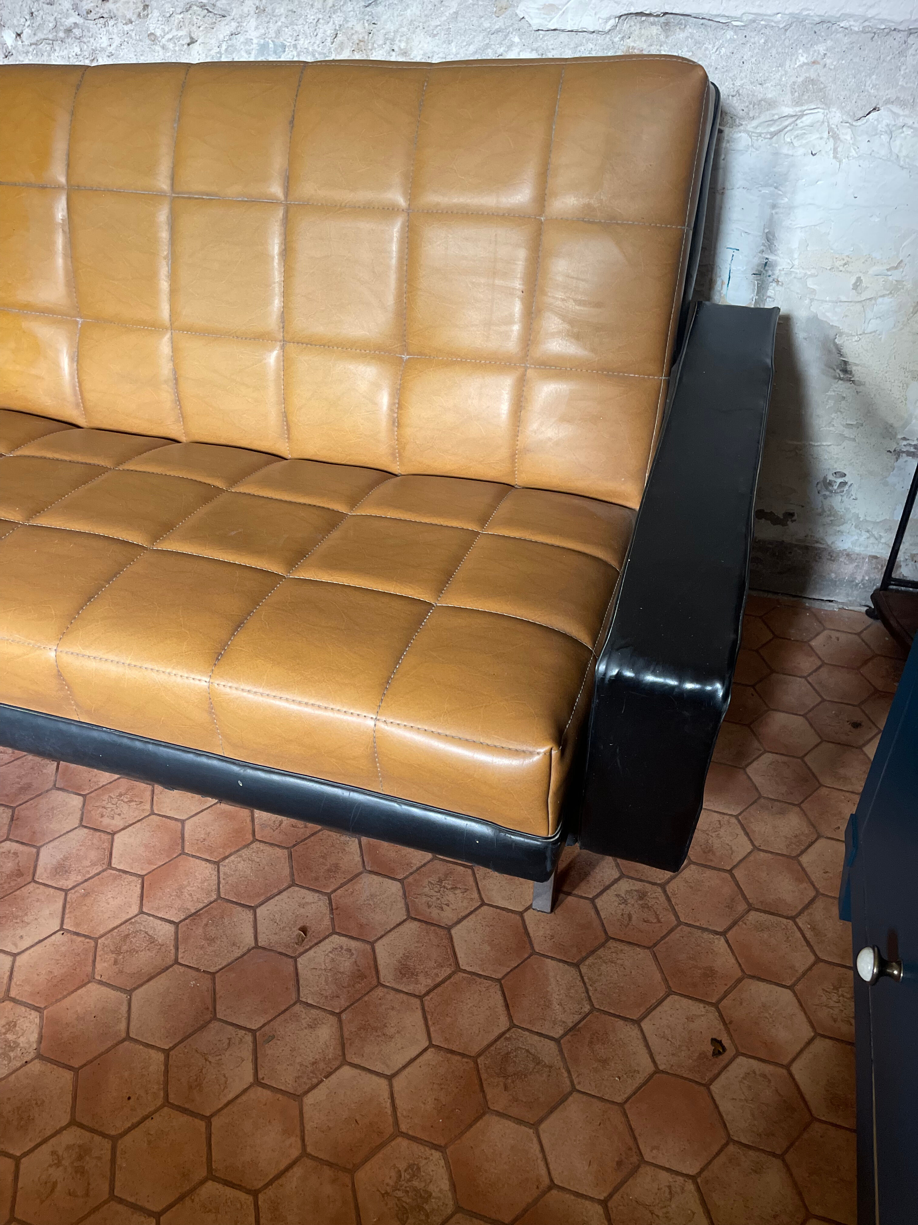 Sofa and two vintage armchairs