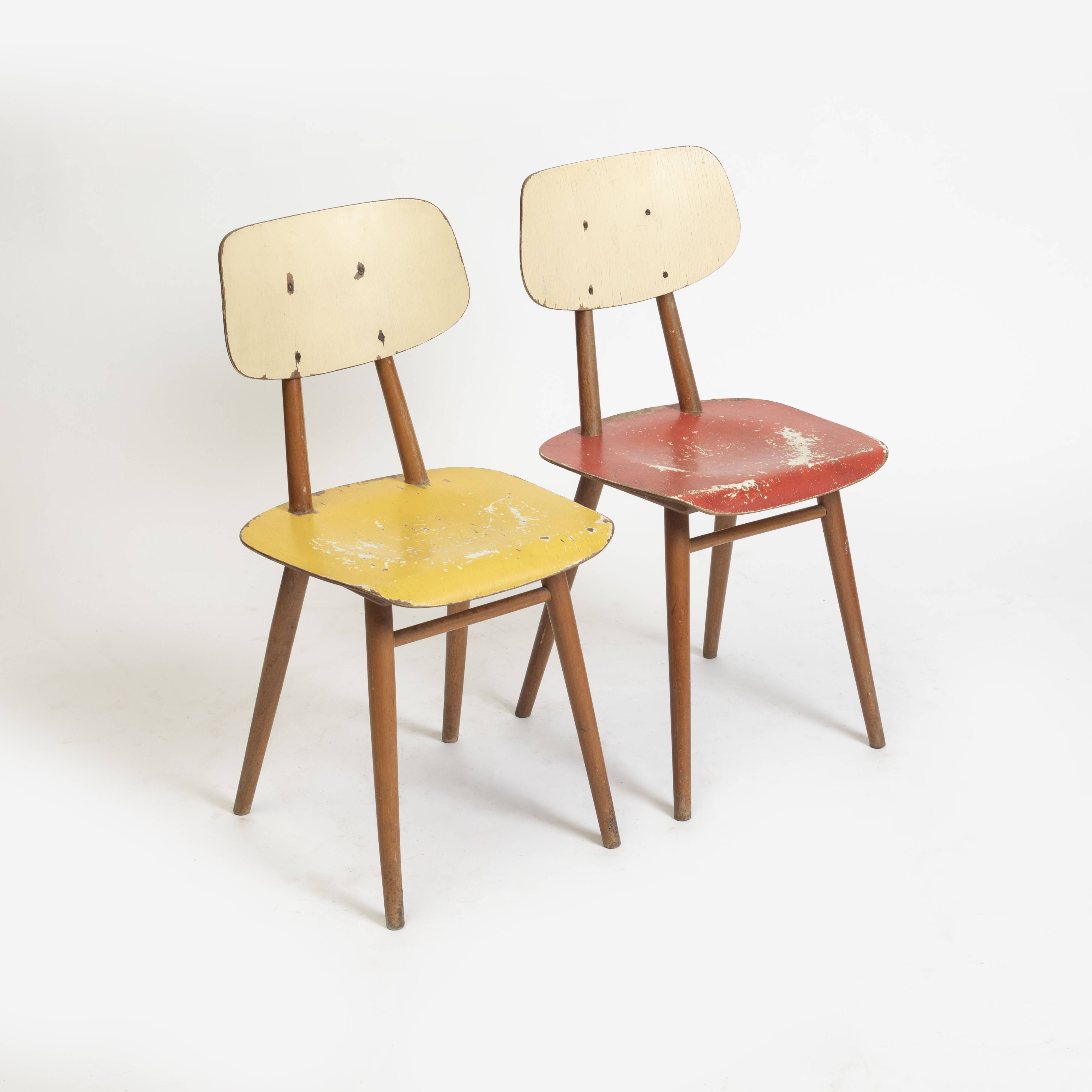 Set o 2 dining chairs by Ton, Czechoslovakia, 1960s