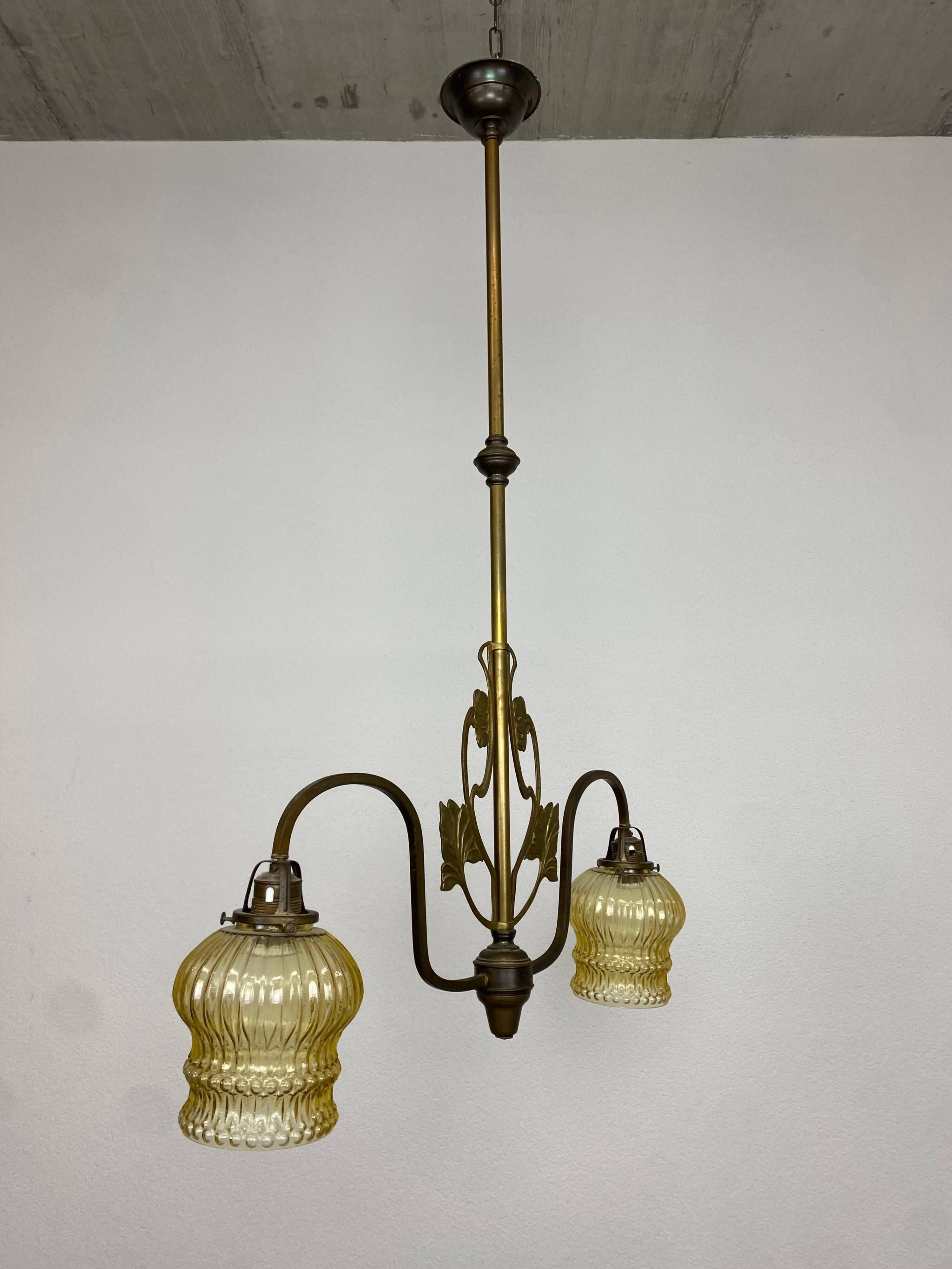 Jugendstil pendant lamp