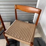 Set of 4 chairs by H.W. Klein for Bramin