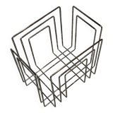 Porte-revue chromé par Willy Glaeser pour TMP, Suisse années 1970