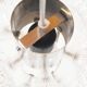 1970s chrome pendant lamp by Solken Leuchten - 3 available