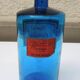 Old Blue Glass Apothecary Jar - Tinct: Cinamm