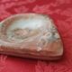 Polished agate soap dish or ashtray