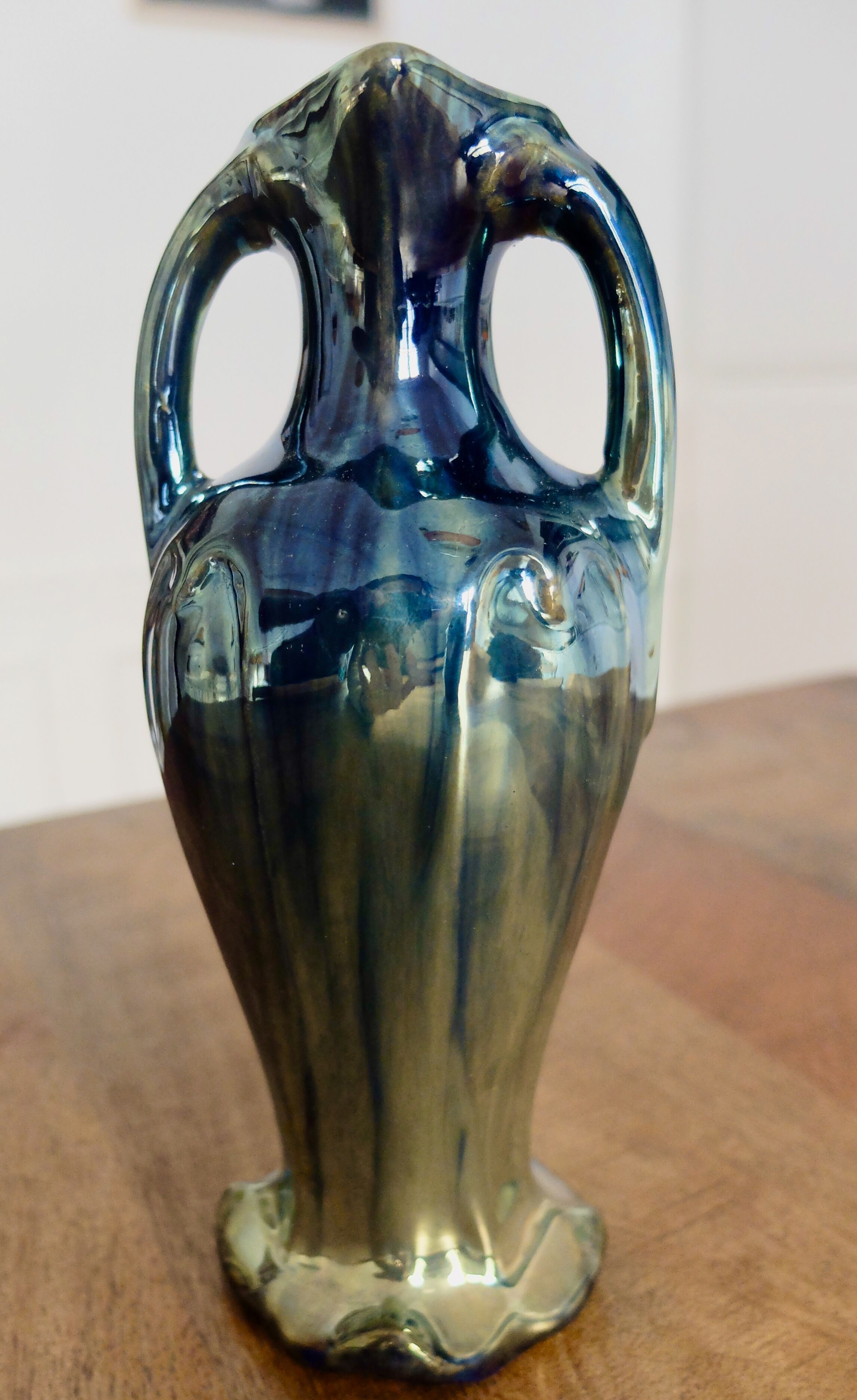 Vase handles Rambervillers A. Cyterstone flamed metal sandstone