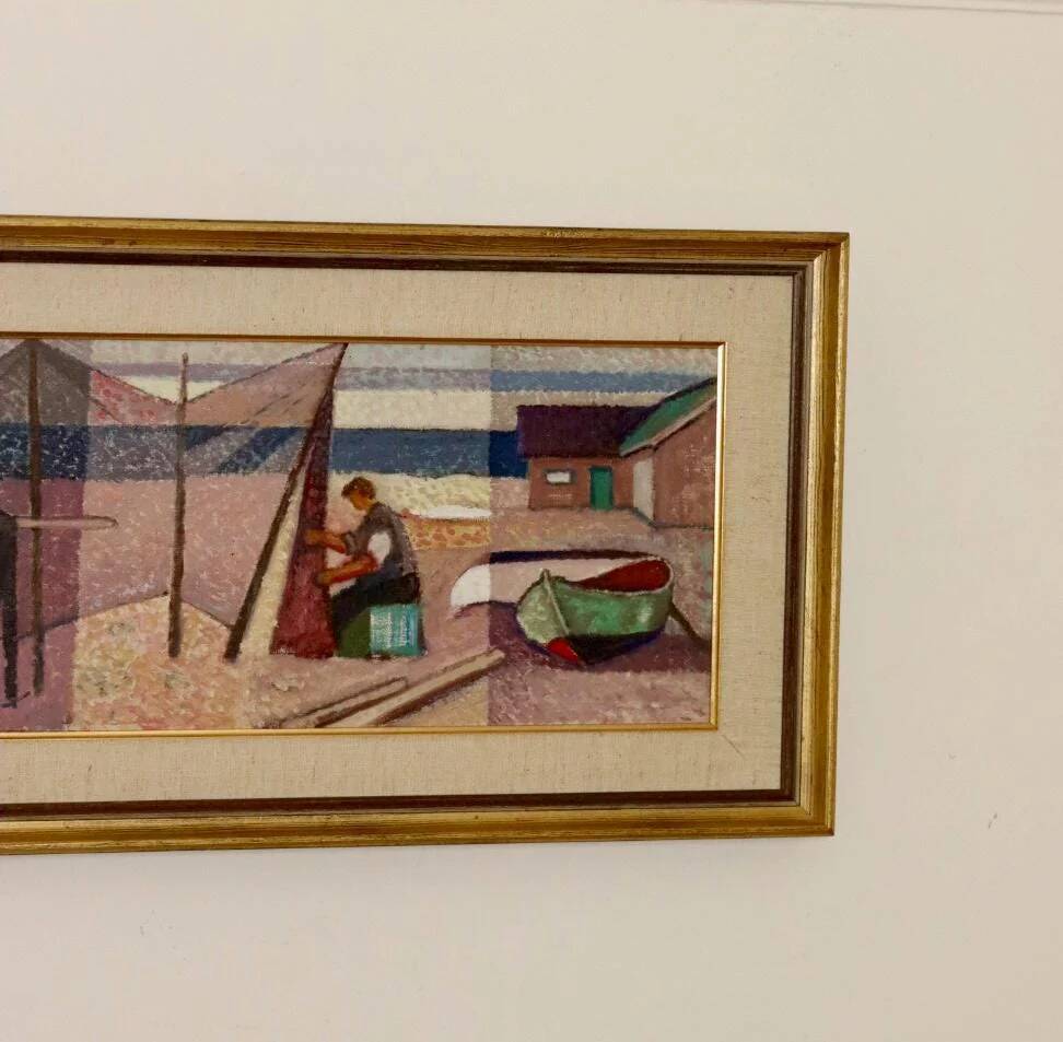 "Coastal Fishing Scene" by Göte Rex