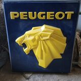 Enseigne lumineuse Peugeot Vintage