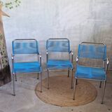 Vintage scoubidou armchairs