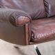 Brown leather 2-seater sofa by De Sede, model DS 31, vintage 1960s.