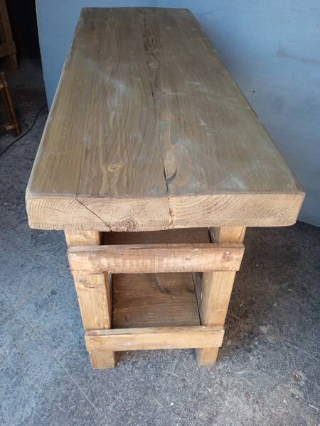 120cm workbench solid wood antique furniture