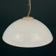 Vintage swirl murano glass pendant lamp Italy 1970s