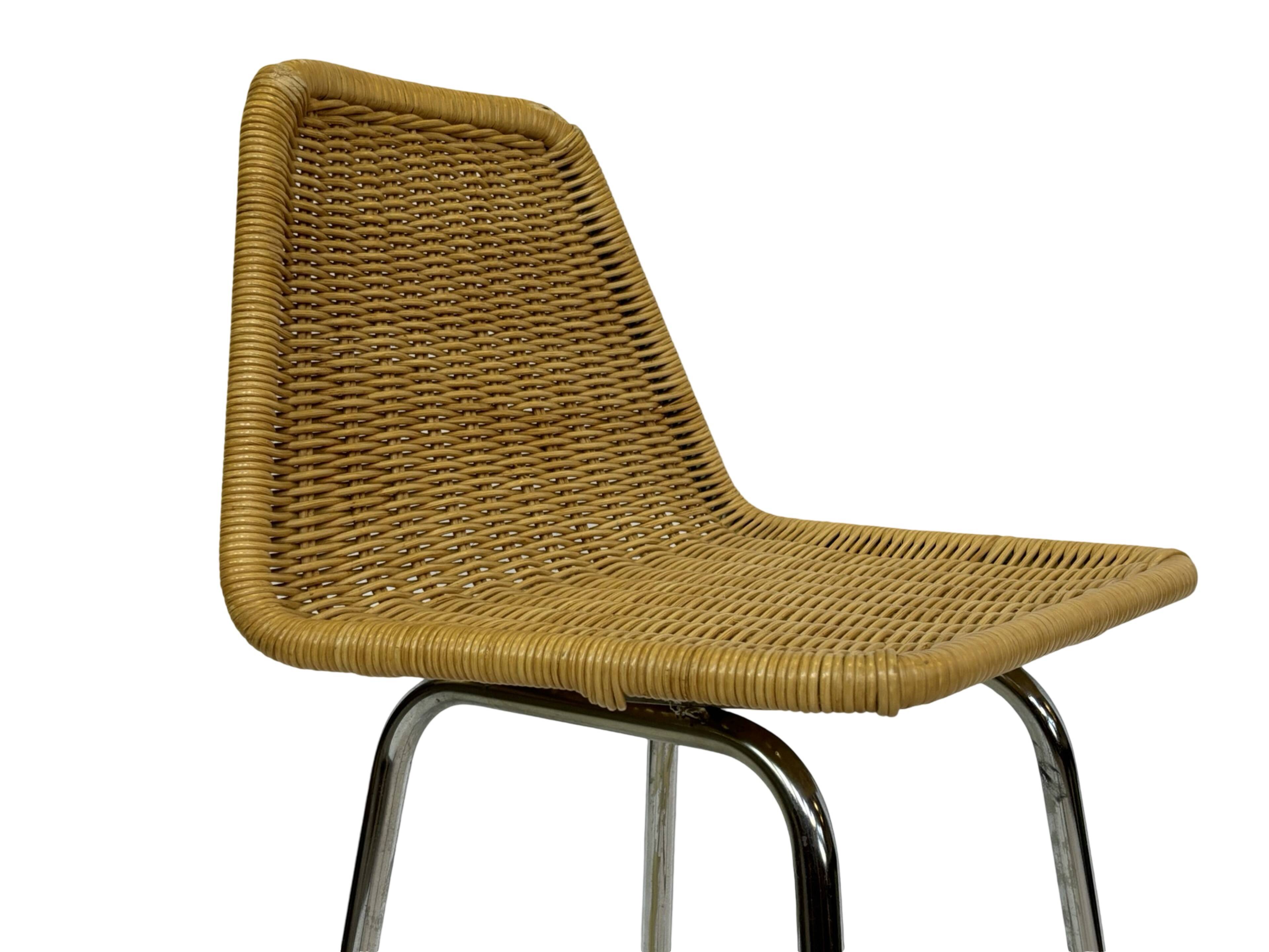 Vintage stool barstool Dirk van Sliedregt Rohe Noordwolde 1960 Netherlands