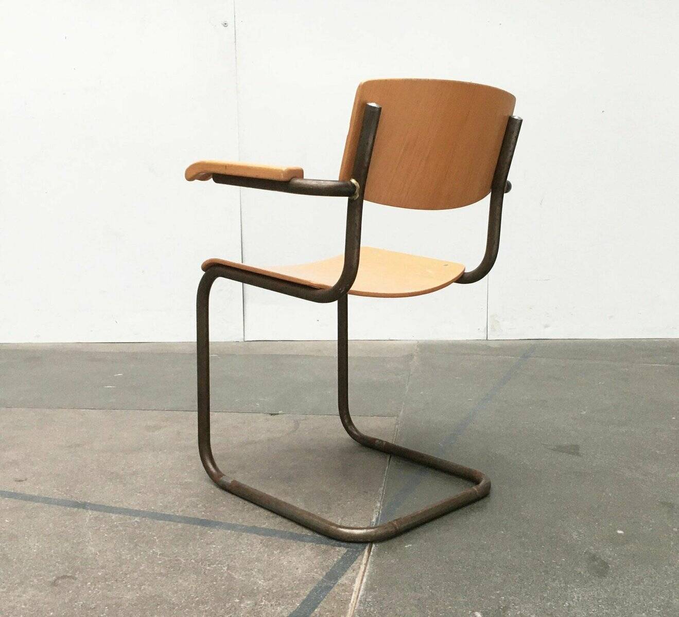 S43F cantilever chair Mid-Century by Mart Stam for Thonet, Germany, 1960s