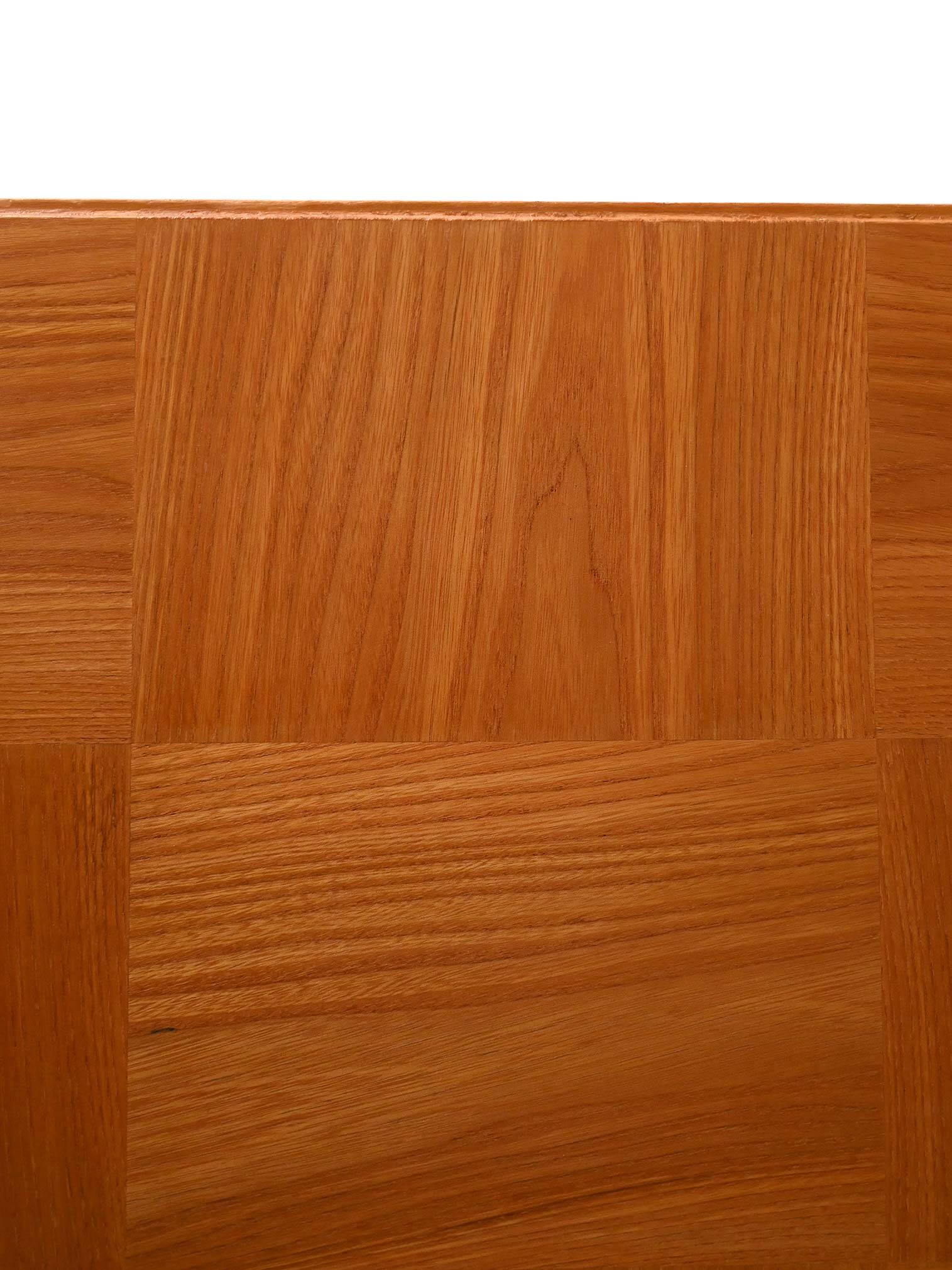 Decorative birch coffee table with magazine rack