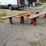 3 Pine Benches