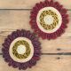 Set of 2 natural braided round underbody year 70