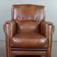 Ensemble canapé et fauteuil design en cuir de mouton