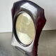 Art deco mahogany wooden frame, measurement 22.5 cm x 15 cm  convex glass  13.5 cm x 8.5 cm