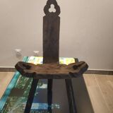 Brutalist tripod chair