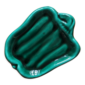 Vintage Vallauris bell pepper-shaped earthenware dish