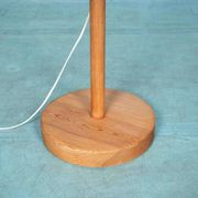 Minimalist Scandinavian floor lamp Carl Malmsten in pine, Sweden