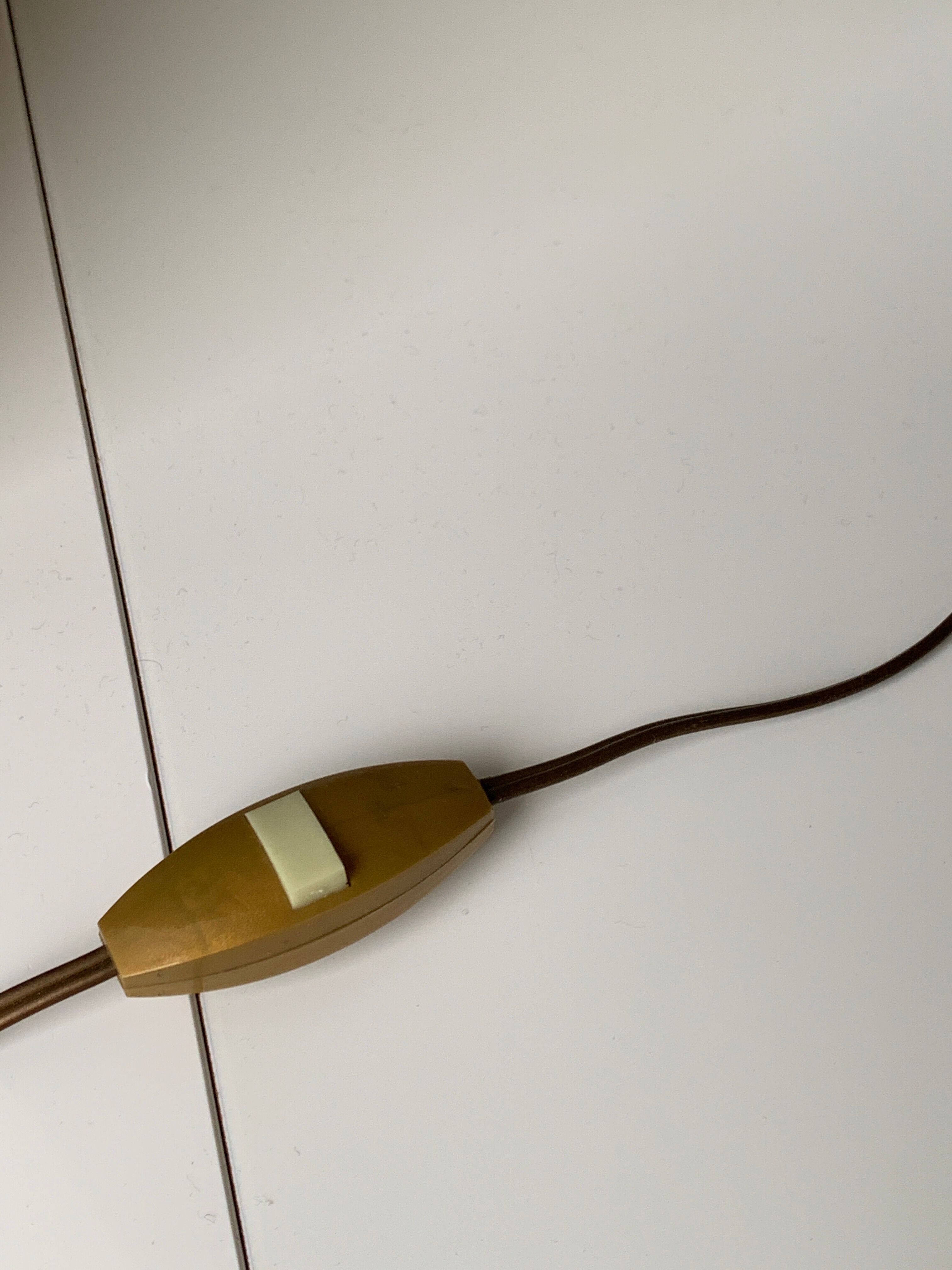 Vintage ceramic foot lamp